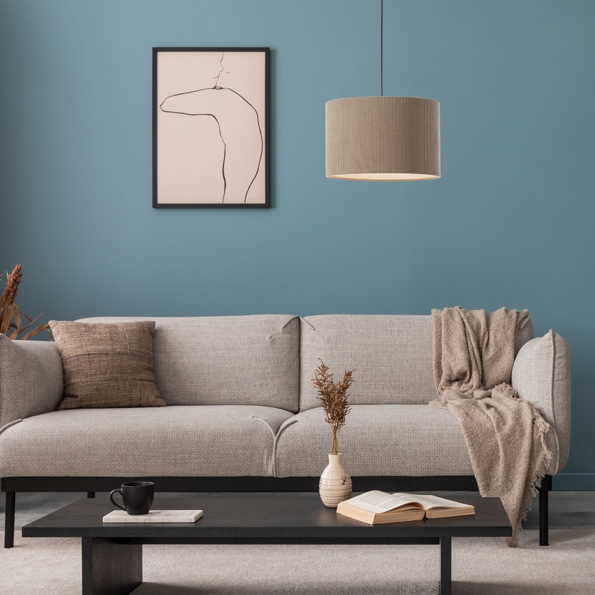 Brilliant - Luster na sajli TONY 1xE27/20W/230V pr. 35 cm braon
