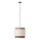 Brilliant - Luster na sajli WATERLILLY 1xE27/60W/230V pr. 35 cm kremasta