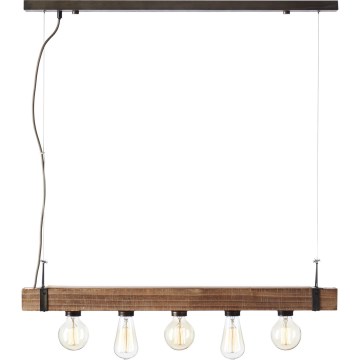 Brilliant - Luster na sajli WOODHILL 5xE27/30W/230V - FSC sertifikovano
