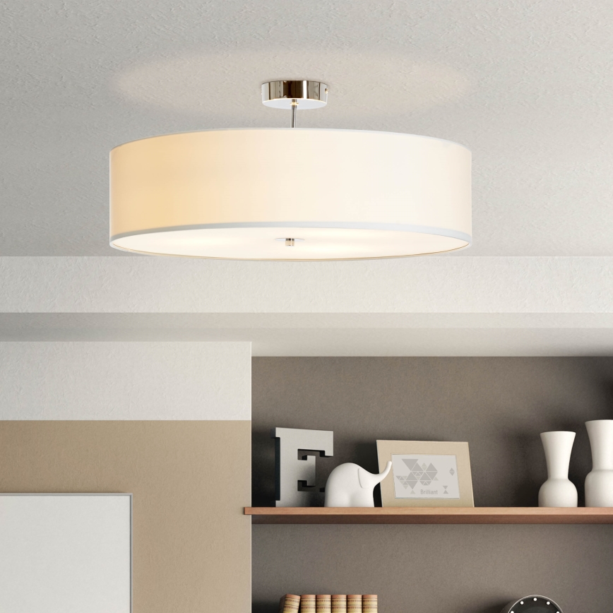 Brilliant - Nadgradni luster ANDRIA 3xE27/60W/230V pr. 60 cm bela