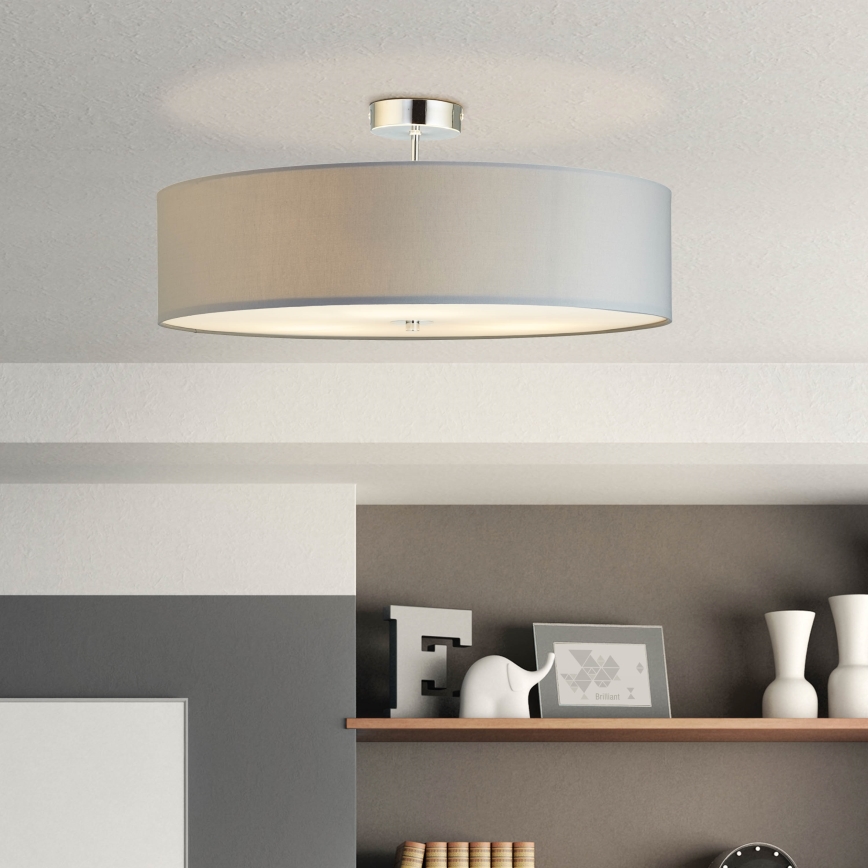 Brilliant - Nadgradni luster ANDRIA 3xE27/60W/230V pr. 60 cm sivo