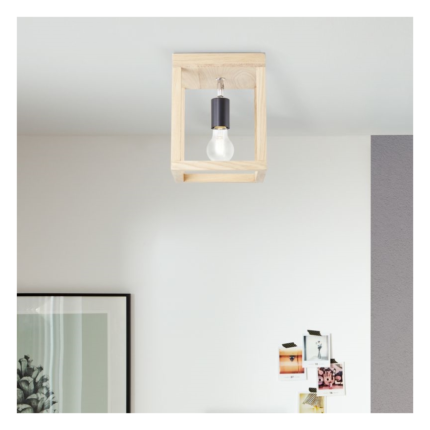Brilliant - Plafonjera NEREA 1xE27/15W/230V hrast
