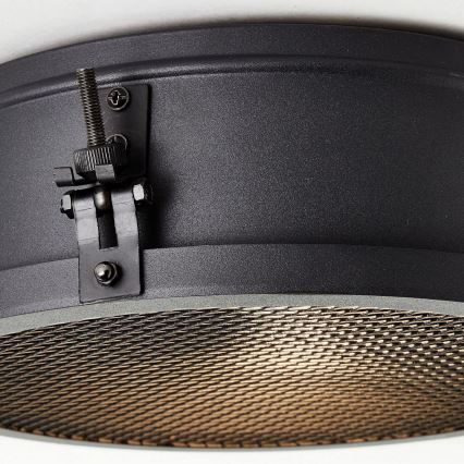Brilliant - Plafonsko svetlo ZOIS 1xE27/60W/230V prečnika 30 cm, crno