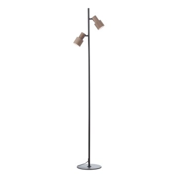 Brilliant - Podna lampa CADIZ 2xGU10/10W/230V bronzana