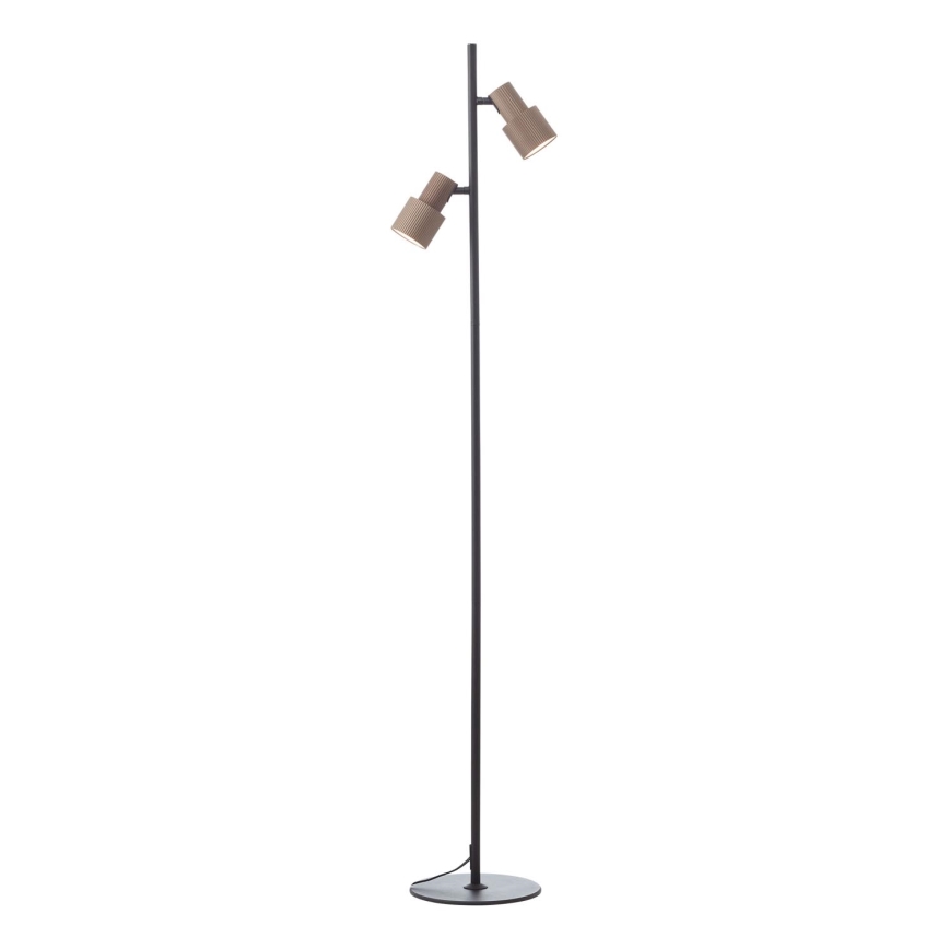 Brilliant - Podna lampa CADIZ 2xGU10/10W/230V bronzana