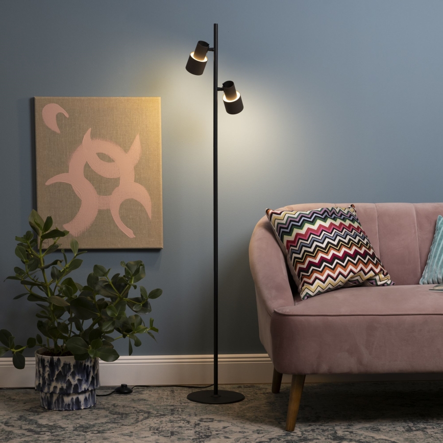 Brilliant - Podna lampa CADIZ 2xGU10/10W/230V bronzana
