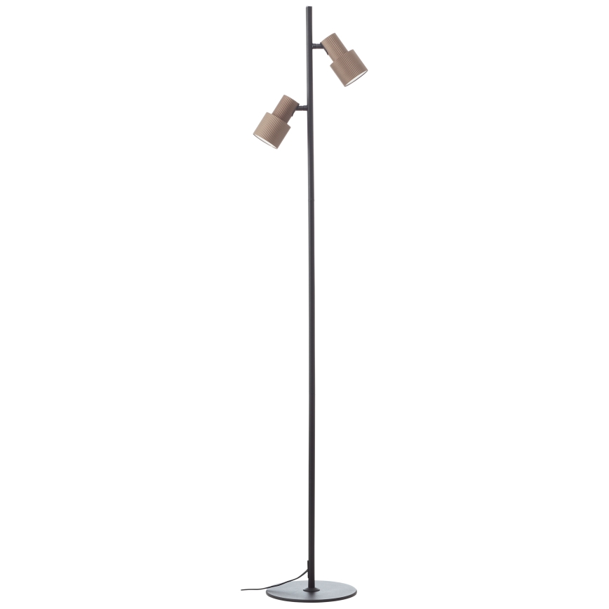 Brilliant - Podna lampa CADIZ 2xGU10/10W/230V bronzana