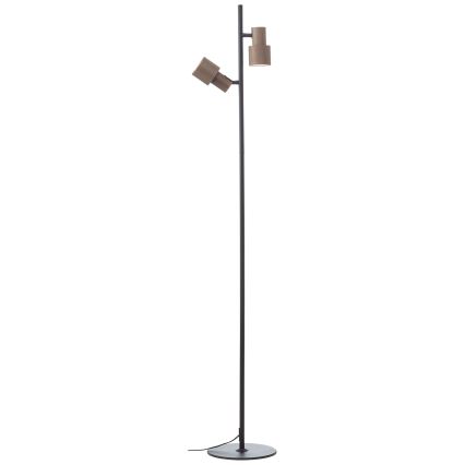 Brilliant - Podna lampa CADIZ 2xGU10/10W/230V bronzana