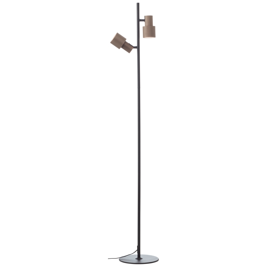 Brilliant - Podna lampa CADIZ 2xGU10/10W/230V bronzana