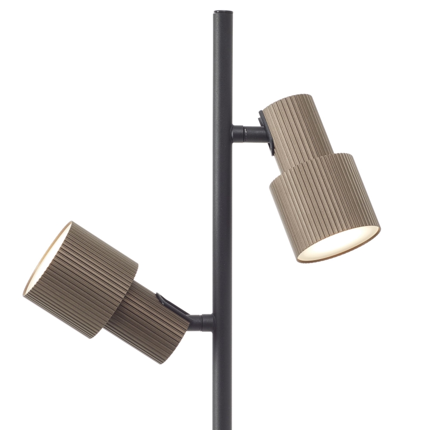 Brilliant - Podna lampa CADIZ 2xGU10/10W/230V bronzana