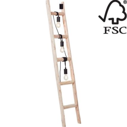 Brilliant - Podna lampa LADDER 3xE27/42W/230V - FSC sertifikovano