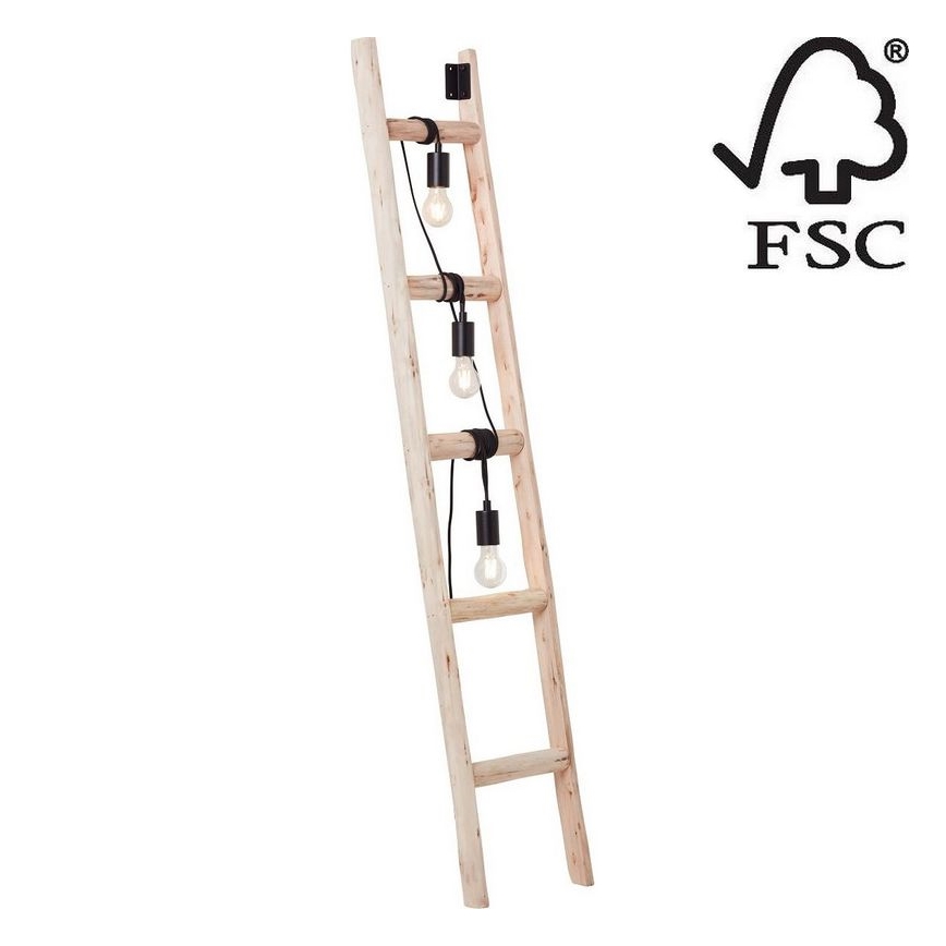 Brilliant - Podna lampa LADDER 3xE27/42W/230V - FSC sertifikovano