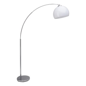 Brilliant - podna lampa VESSA 1xE27/60W/230V sjajni hrom/bela