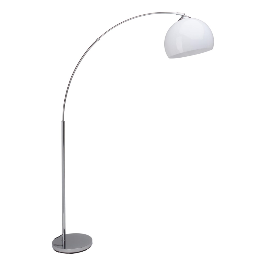 Brilliant - podna lampa VESSA 1xE27/60W/230V sjajni hrom/bela