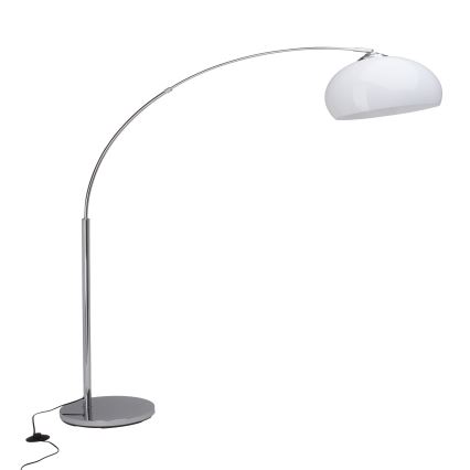 Brilliant - podna lampa VESSA 1xE27/60W/230V sjajni hrom/bela