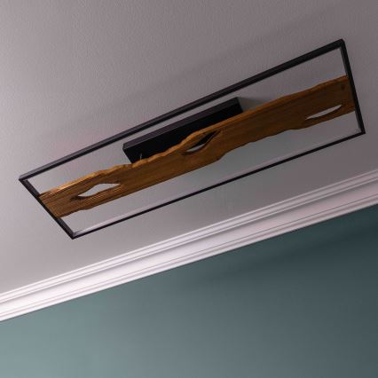 Brilliant - LED prigušiva plafonjera CHAUMONT LED/48W/230V kaučukovo drvo