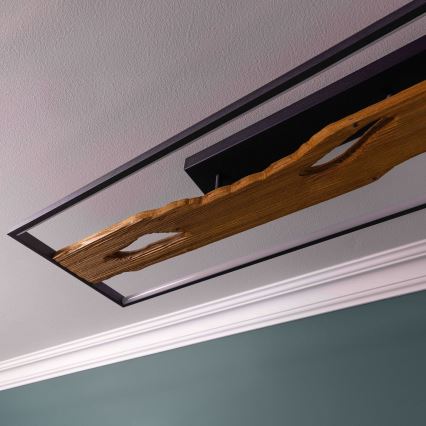 Brilliant - LED prigušiva plafonjera CHAUMONT LED/48W/230V kaučukovo drvo