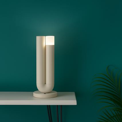 Brilliant - prigušiva LED punjiva dodirna spoljašnja stona lampa SAYU LED/2,5W/5V 2700K 2600 mAh IP44 siva