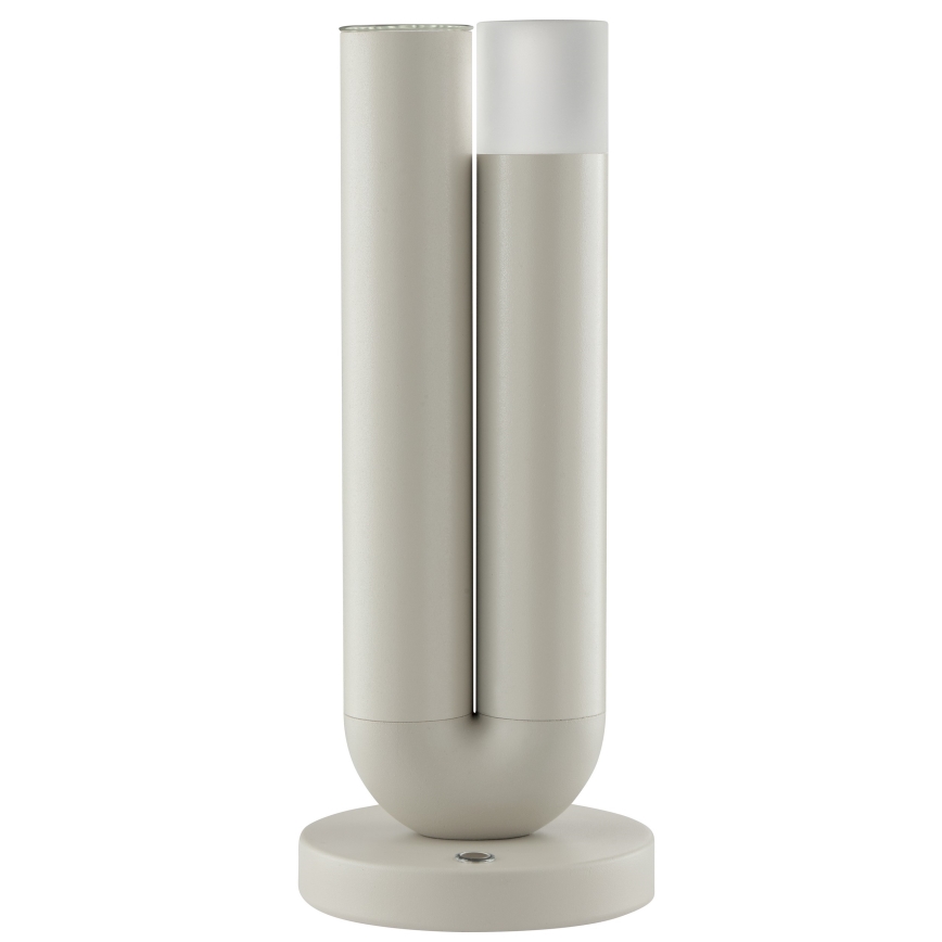 Brilliant - prigušiva LED punjiva dodirna spoljašnja stona lampa SAYU LED/2,5W/5V 2700K 2600 mAh IP44 siva