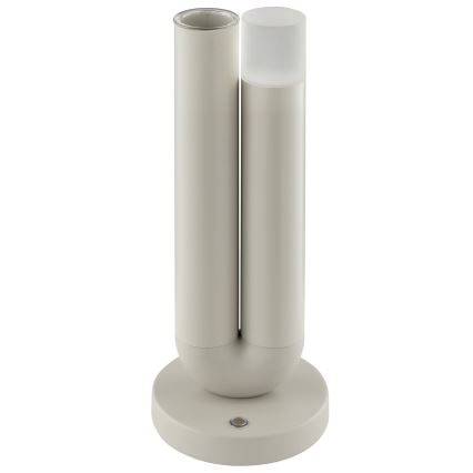 Brilliant - prigušiva LED punjiva dodirna spoljašnja stona lampa SAYU LED/2,5W/5V 2700K 2600 mAh IP44 siva