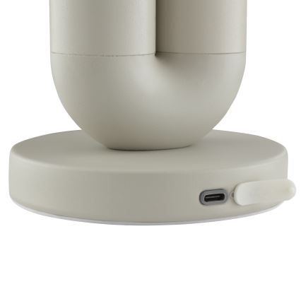 Brilliant - prigušiva LED punjiva dodirna spoljašnja stona lampa SAYU LED/2,5W/5V 2700K 2600 mAh IP44 siva