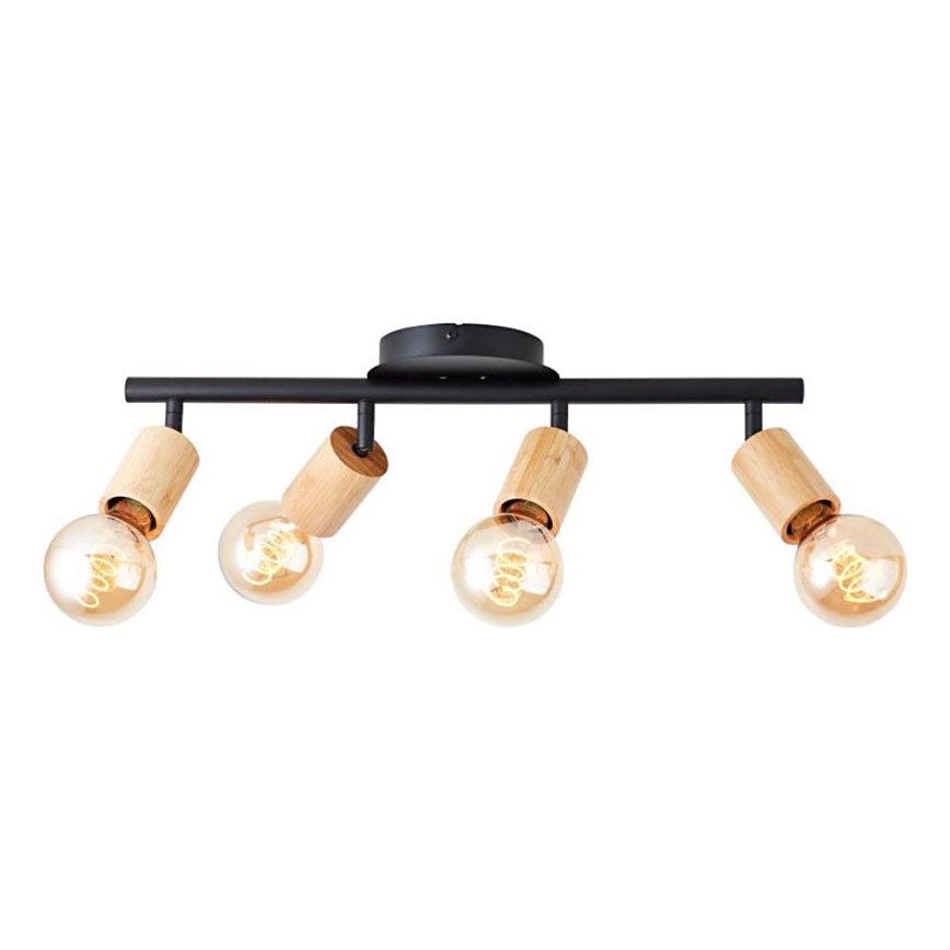 Brilliant - Reflektorska lampa TIFFANY 4xE27/28W/230V bambus