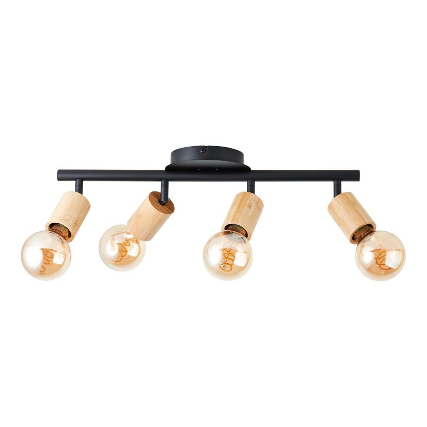 Brilliant - Reflektorska lampa TIFFANY 4xE27/28W/230V bambus