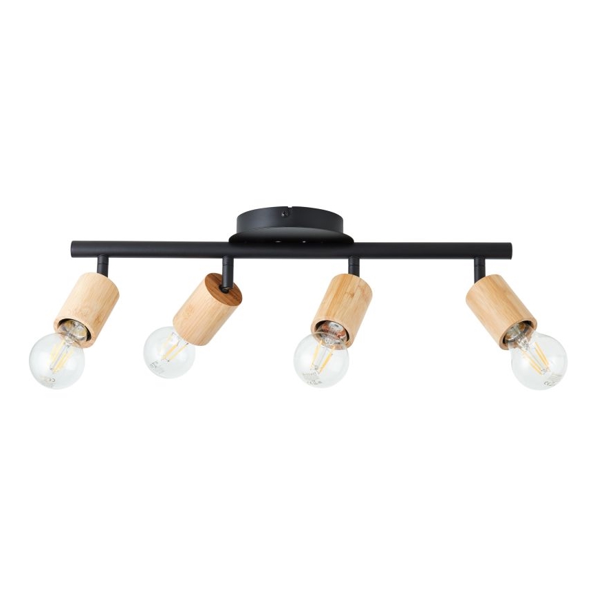 Brilliant - Reflektorska lampa TIFFANY 4xE27/28W/230V bambus