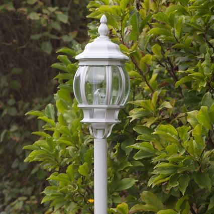 Brilliant - Spoljašnja lampa ISTRIA 1xE27/60W/230V 112 cm IP23 bela