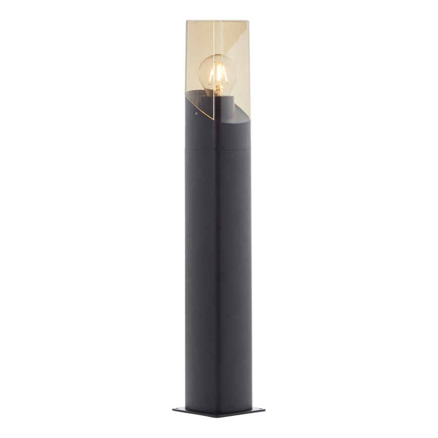 Brilliant - Spoljašnja lampa MINOU 1xE27/10W/230V 60 cm IP44 crno/dimno