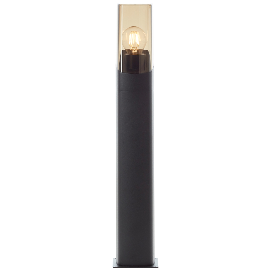 Brilliant - Spoljašnja lampa MINOU 1xE27/10W/230V 60 cm IP44 crno/dimno