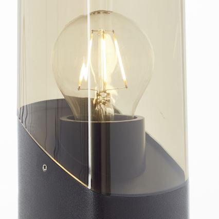 Brilliant - Spoljašnja lampa MINOU 1xE27/10W/230V 60 cm IP44 crno/dimno