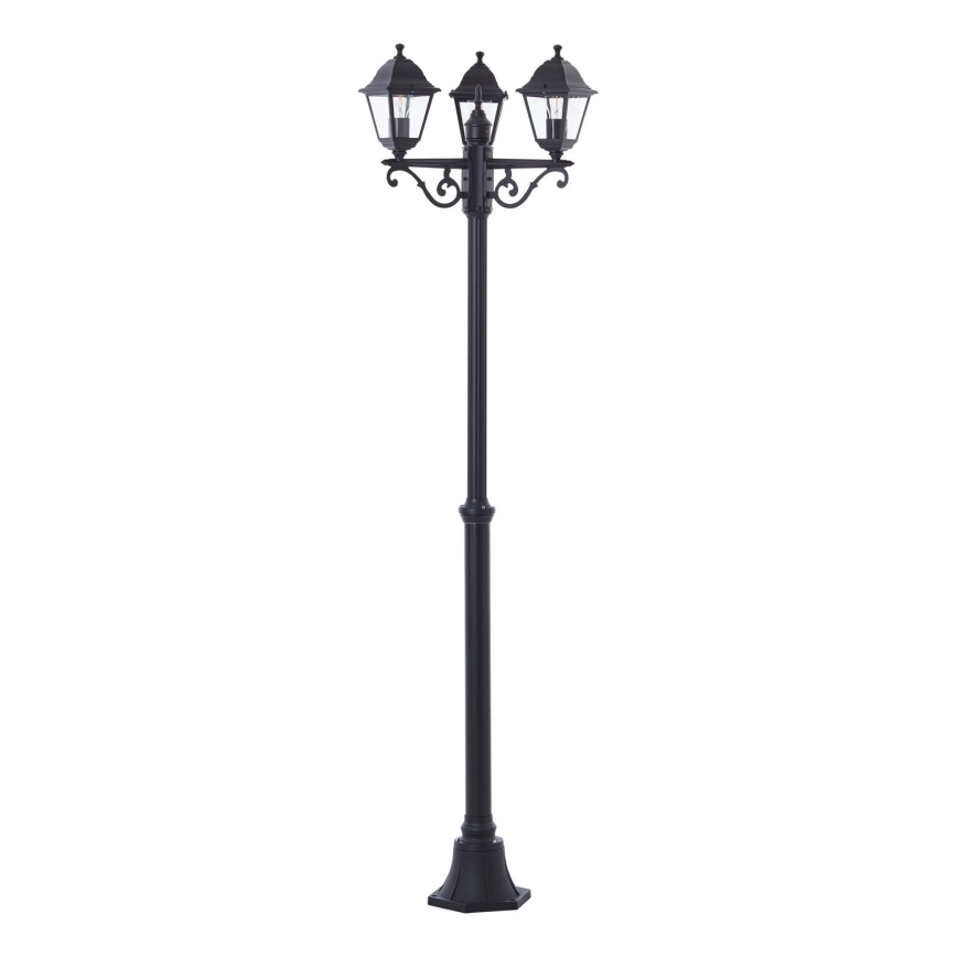 Brilliant - Spoljašnja lampa NISSIE 3xE27/60W/230V 187,5 cm IP44 crna