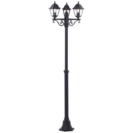 Brilliant - Spoljašnja lampa NISSIE 3xE27/60W/230V 187,5 cm IP44 crna