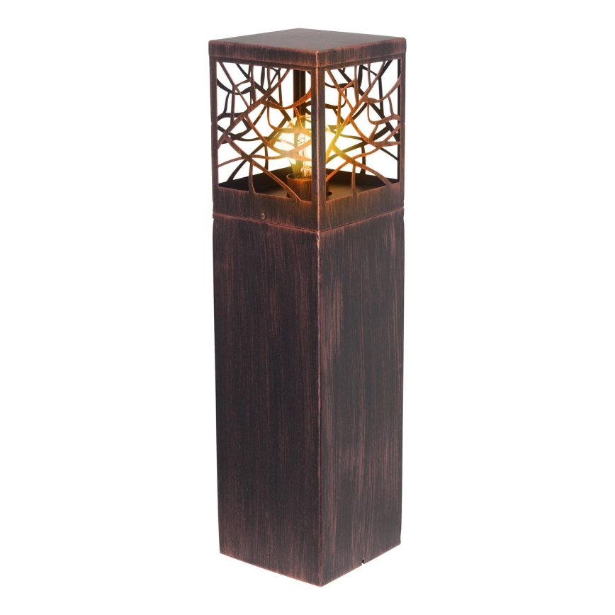 Brilliant - Spoljašnja lampa WHITNEY 1xE27/52W/230V IP44 patina/bakrena