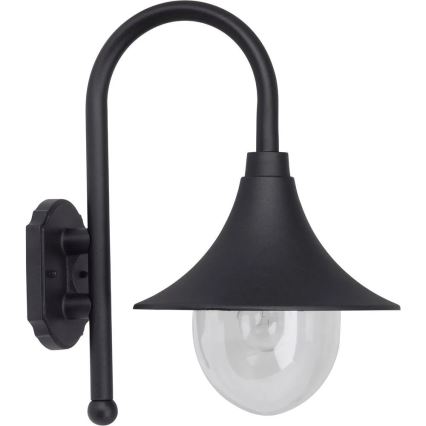 Brilliant - Spoljašnja zidna lampa BERNA 1xE27/60W/230V IP44 crno