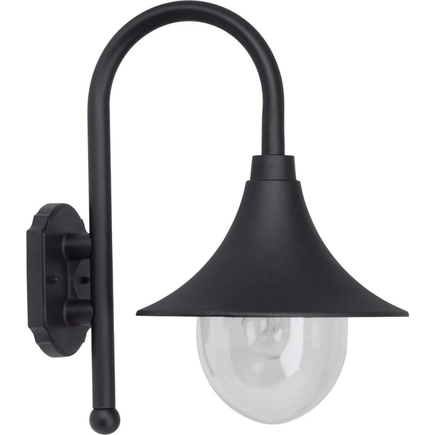 Brilliant - Spoljašnja zidna lampa BERNA 1xE27/60W/230V IP44 crno
