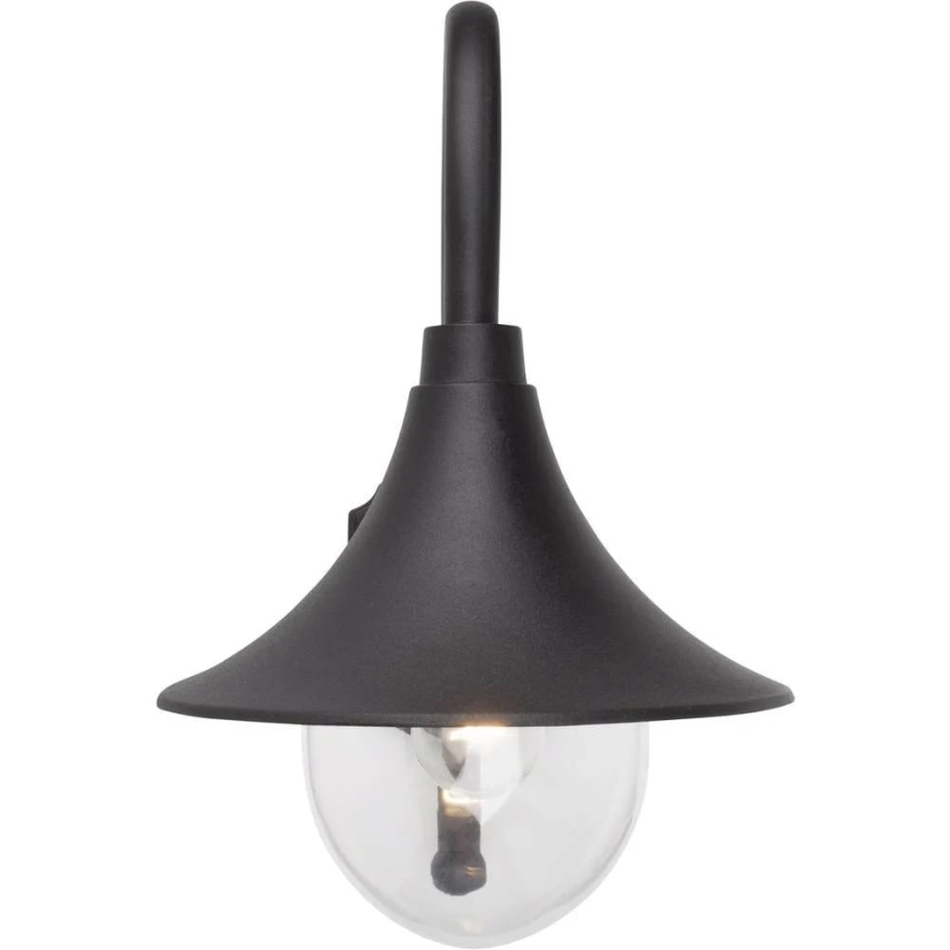 Brilliant - Spoljašnja zidna lampa BERNA 1xE27/60W/230V IP44 crno