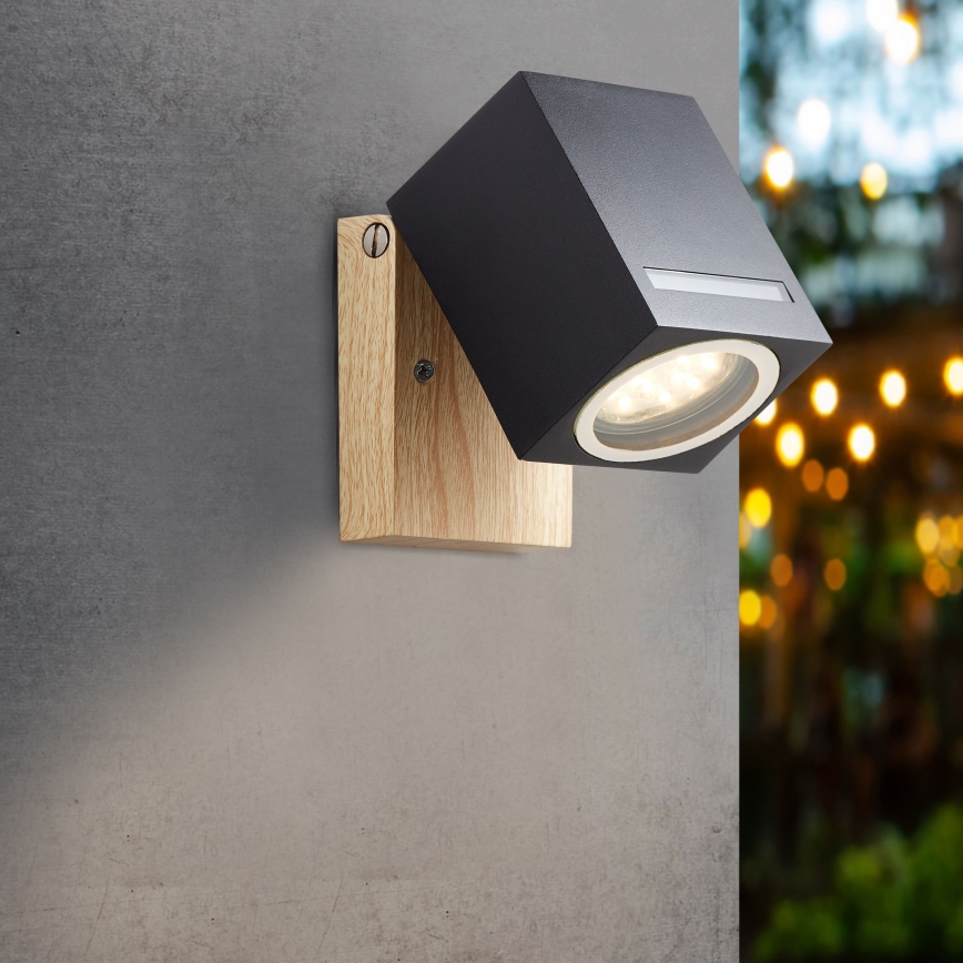 Brilliant - Spoljašnja zidna lampa GALENI 1xGU10/20W/230V IP44