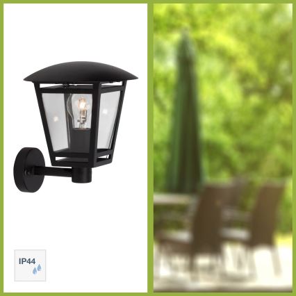 Brilliant - Spoljna zidna lampa RILEY 1xE27/40W/230V IP44 crna