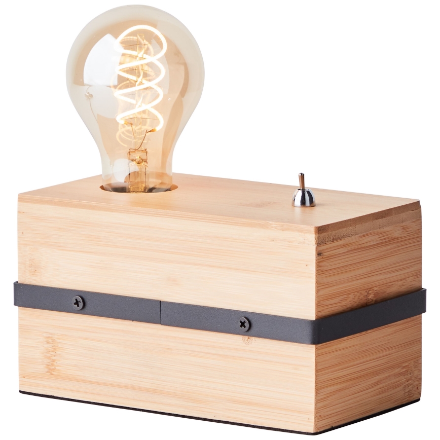 Brilliant - Stona lampa BENNY 1xE27/40W/230V bambus