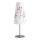 Brilliant - Stona lampa ISI 1xE14/40W/230V bela/roze/sjajni krom