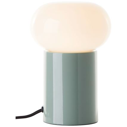 Brilliant - Stona lampa KNUT 1xE27/25W/230V zelena/bela