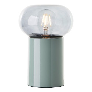 Brilliant - Stona lampa KNUT 1xE27/25W/230V zelena/prozirna