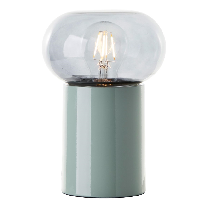 Brilliant - Stona lampa KNUT 1xE27/25W/230V zelena/prozirna