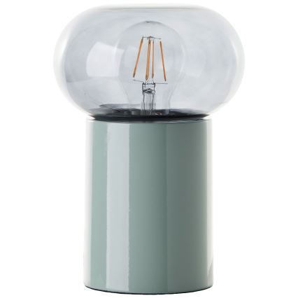 Brilliant - Stona lampa KNUT 1xE27/25W/230V zelena/prozirna