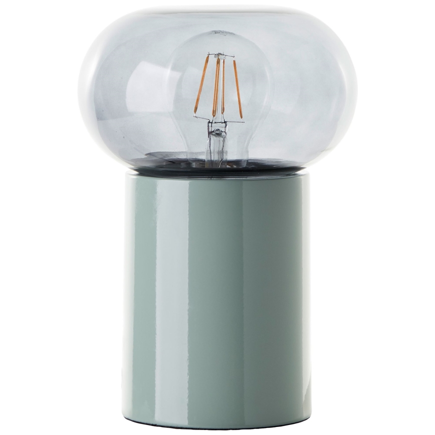 Brilliant - Stona lampa KNUT 1xE27/25W/230V zelena/prozirna