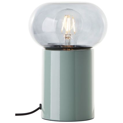 Brilliant - Stona lampa KNUT 1xE27/25W/230V zelena/prozirna