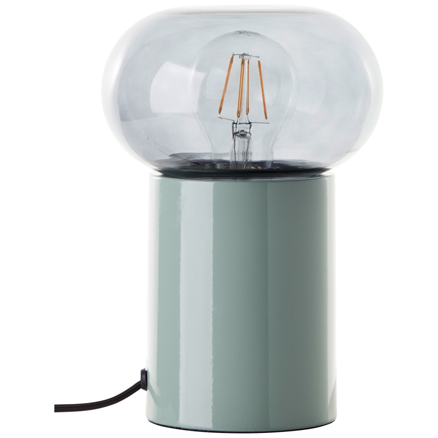 Brilliant - Stona lampa KNUT 1xE27/25W/230V zelena/prozirna