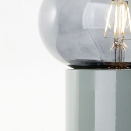 Brilliant - Stona lampa KNUT 1xE27/25W/230V zelena/prozirna